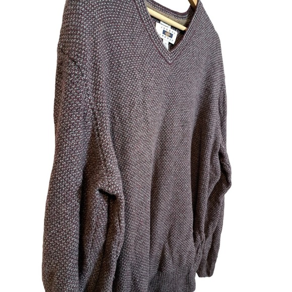 Joseph Abbound Men's Purple Wool Blend Long Sleeve Sweater Size 2X - Picture 2 of 7